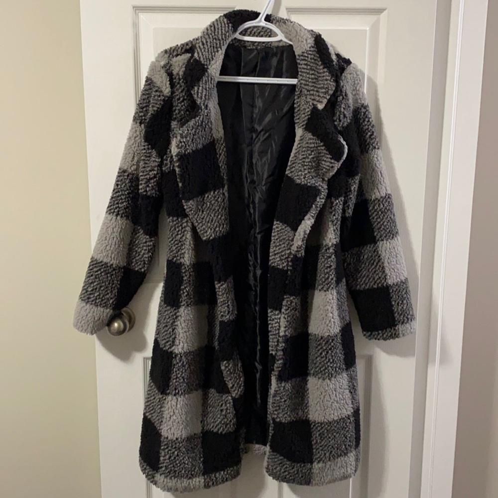 SHEIN Teddy Coat